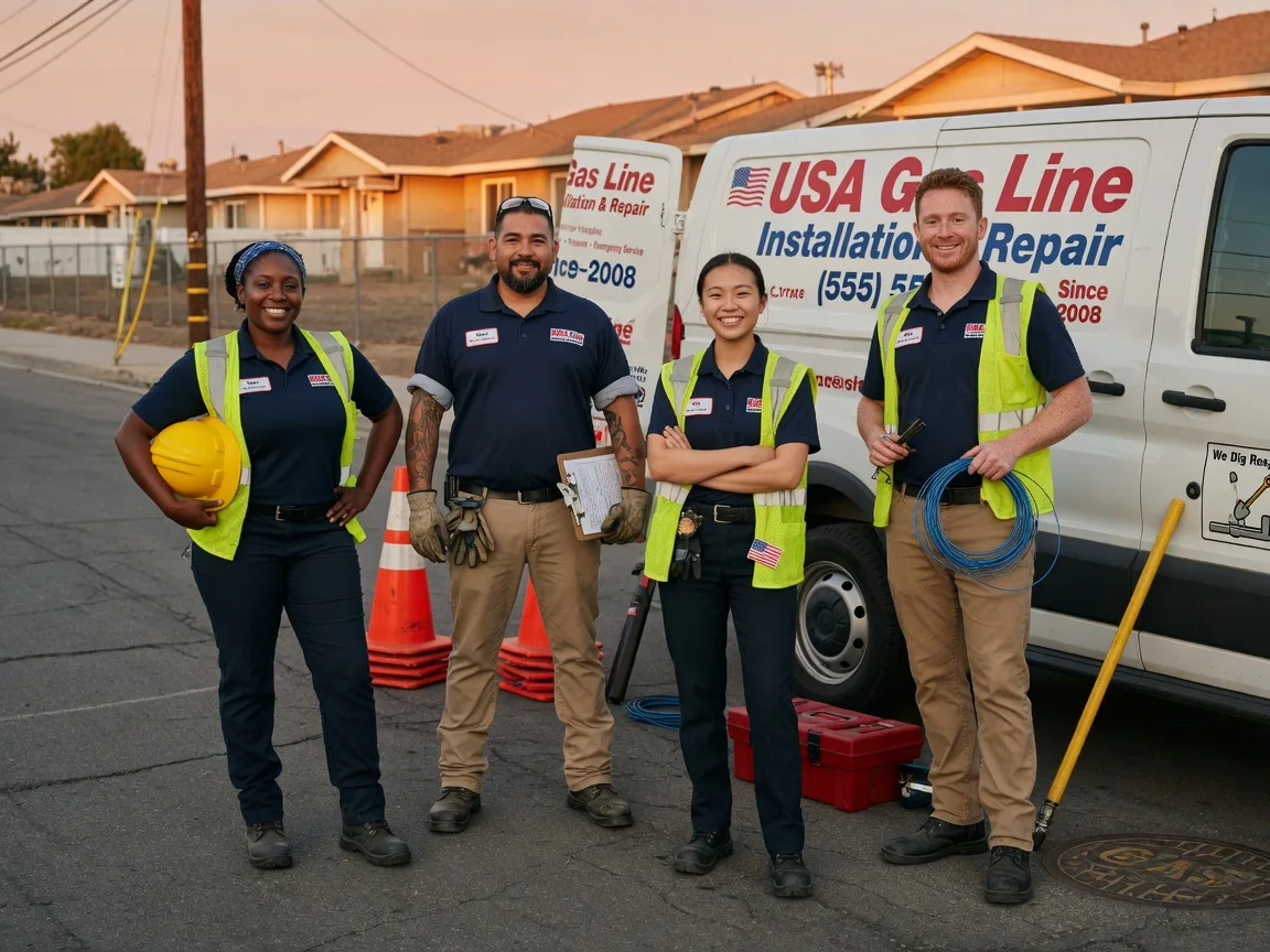 Gas Line Installation company in Forreston, IL